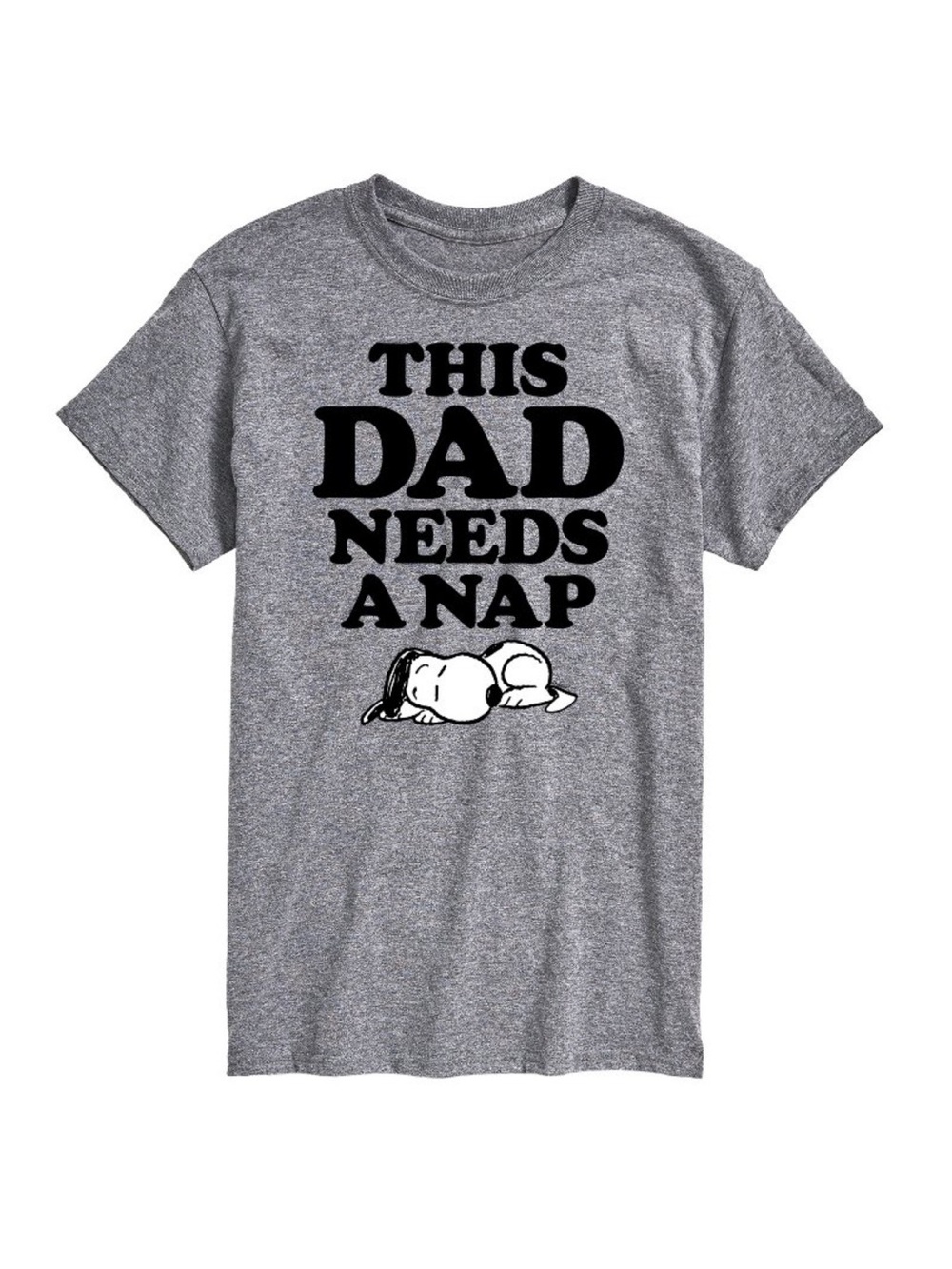 Gildan Men's Peanuts This Dad Needs a Nap Short Sleeve Graphic T-Shirt NWT